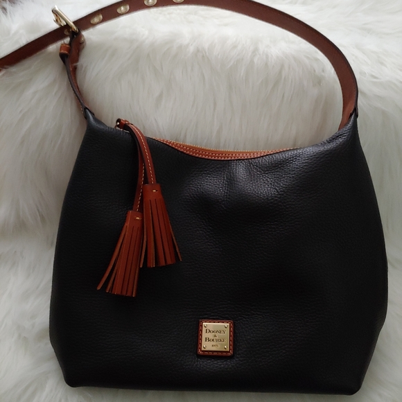 Dooney & Bourke Handbags - Dooney & Bourke Black Paige Sac Shoulder Bag